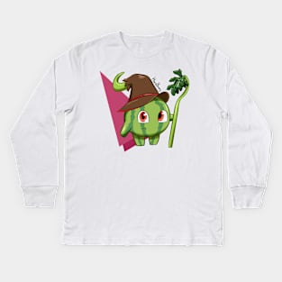 Wizard Melon Kids Long Sleeve T-Shirt